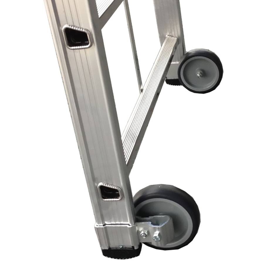 Euroline Premium 32677 Stufenstehleiter mit großer Standplattform 6 Stufen