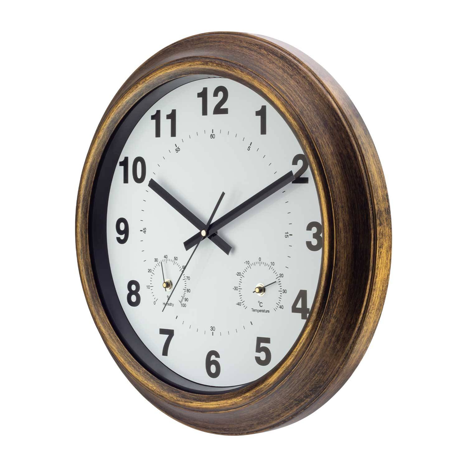 SELVA Quarz-Wanduhr für Innen und Außen