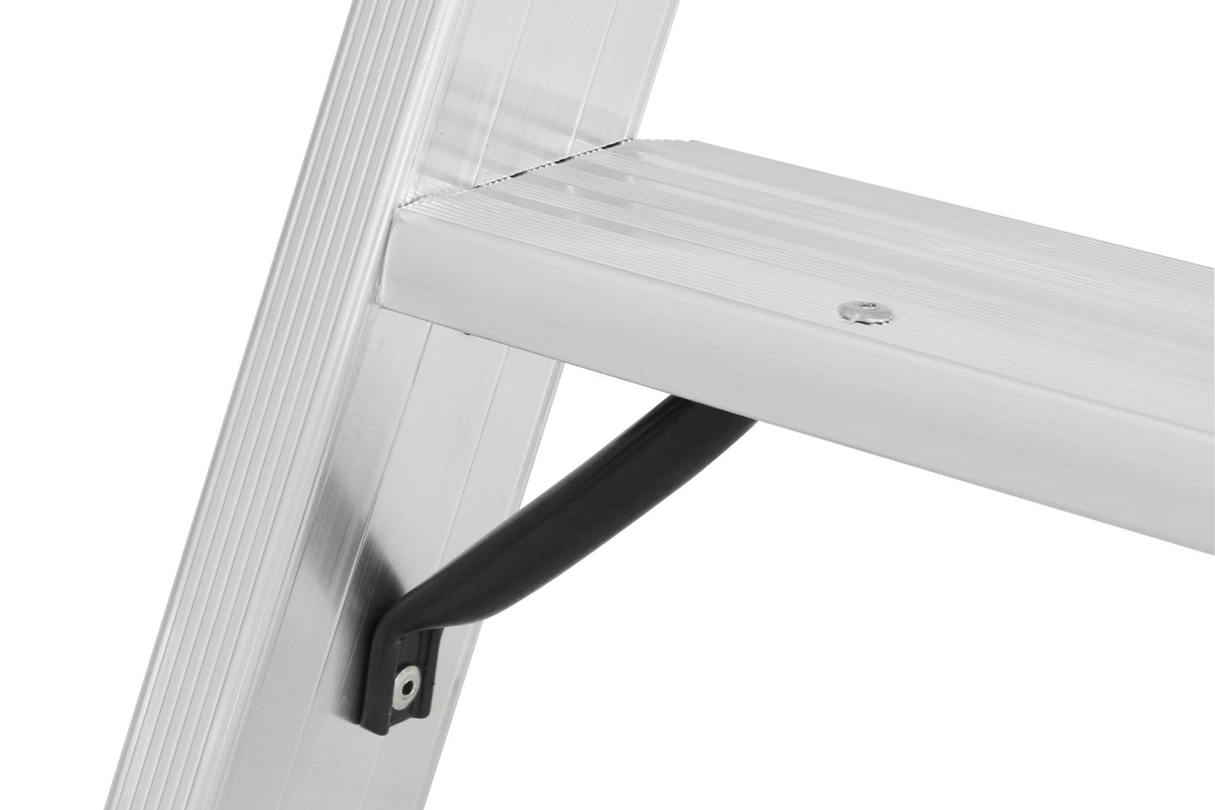 Hymer Stufenstehleiter mit Rollen 2x3 Stufen