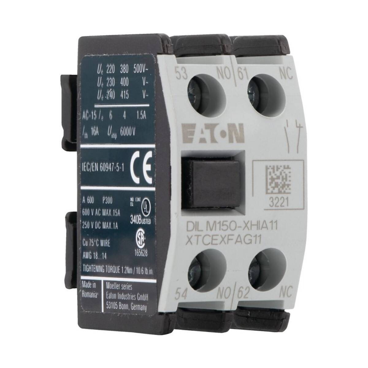 Eaton Hilfsschalter DILM150-XHIA11