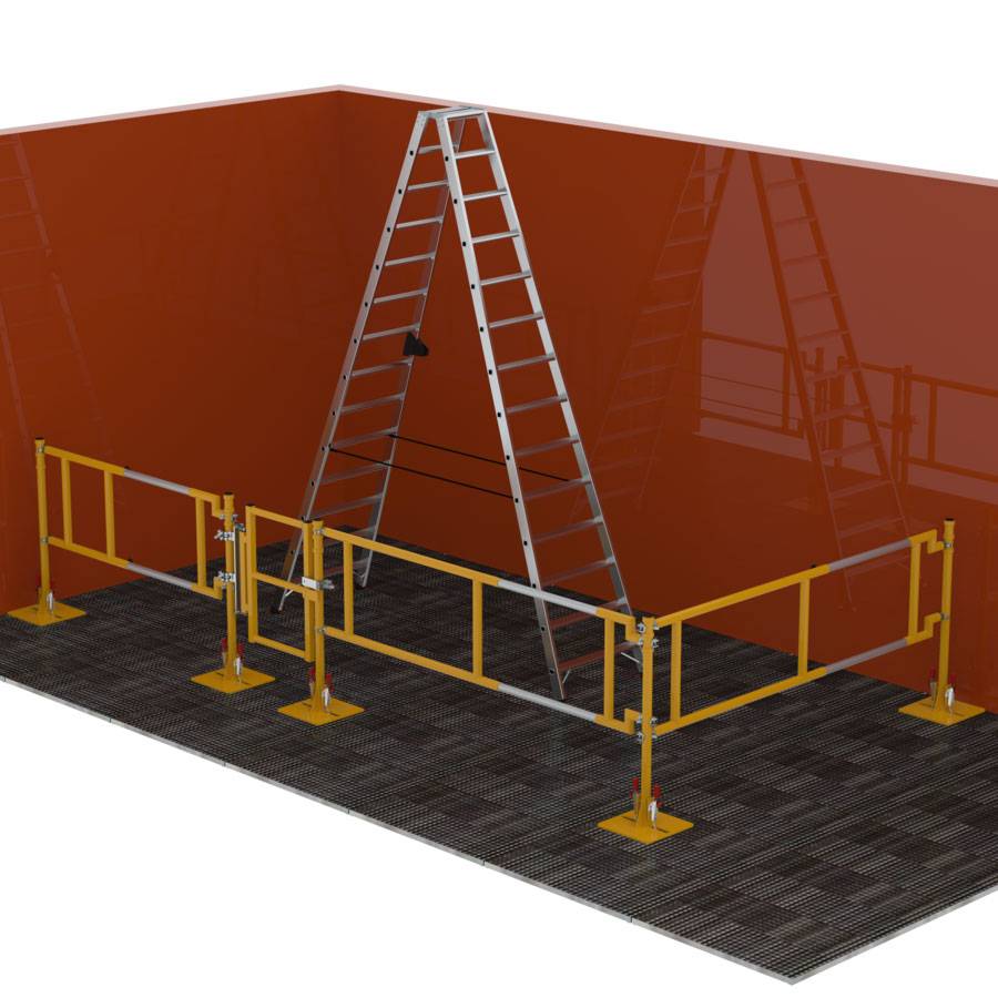 Munk FlexxGuard Sicherheitsgeländer teleskopierbar im Baukastensystem 1800-2500mm