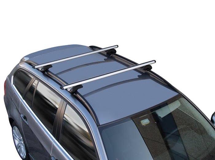 VDP Aluminium Relingträger L Dachträger kompatibel mit für Toyota Yaris Verso ab 2000