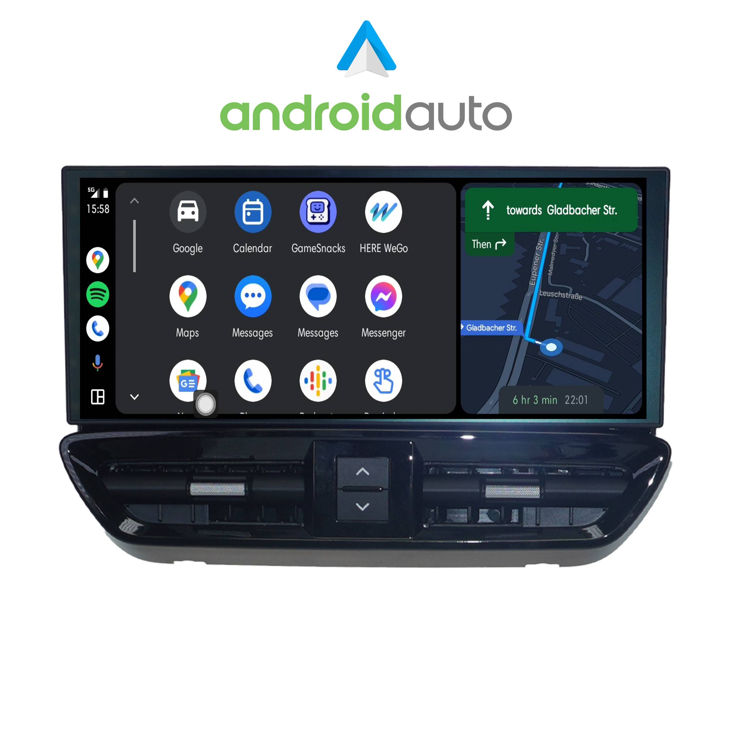 Für Porsche Cayenne PCM3.1 CDR3 12.3" Touch Android Autoradio GPS Navi CarPlay