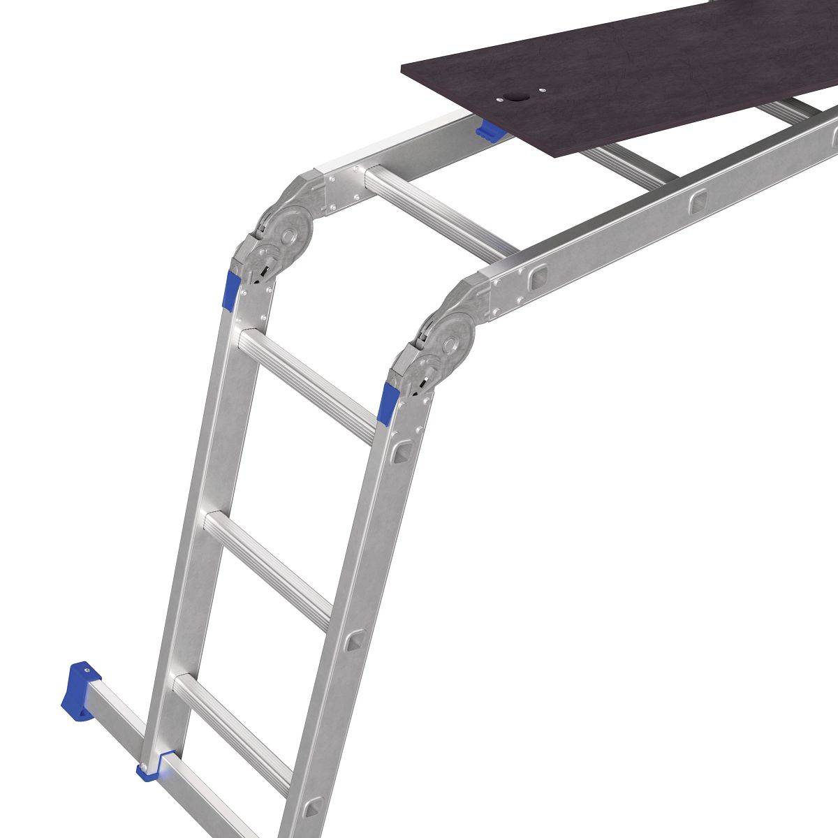 Werner Vielzweckleiter 4-teilig mit Plattform