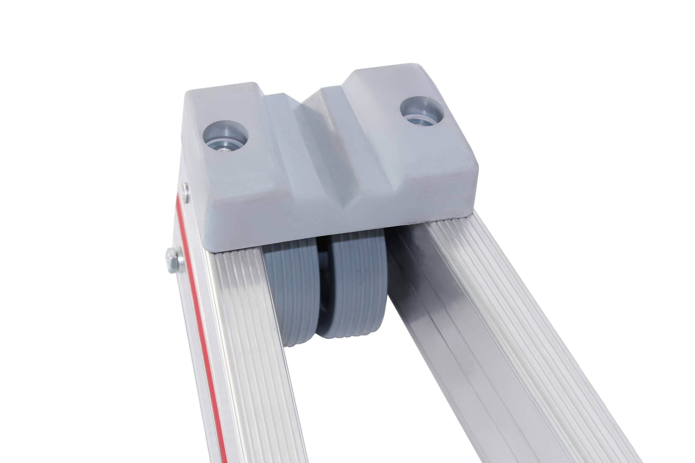 Hymer Glasreinigerleiter mit Wandlaufrollen 13 Sprossen