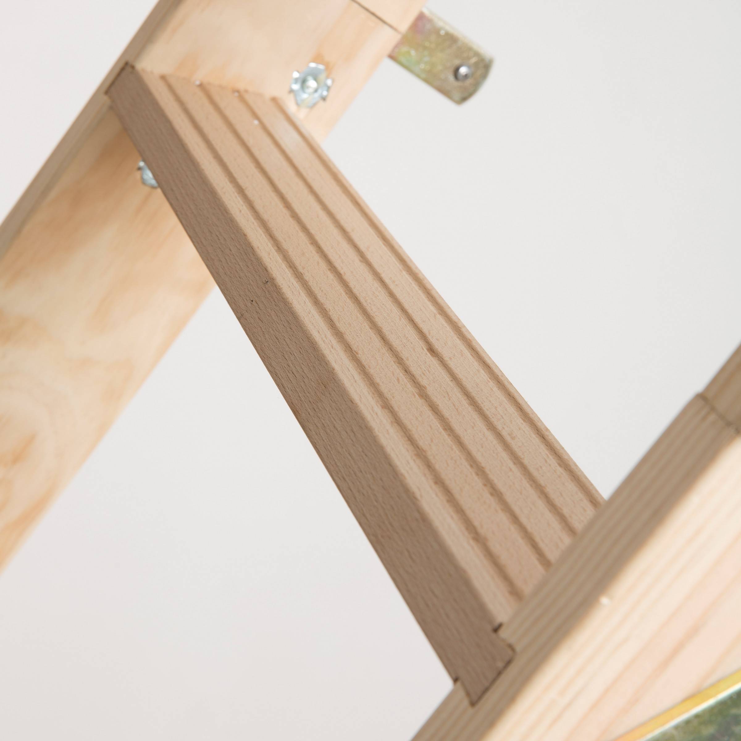 Dolle Bodentreppe clickFIX® 4-teilig bis 274cm Raumhöhe mit U-Wert 0,49 Deckenöffnung 110x70cm