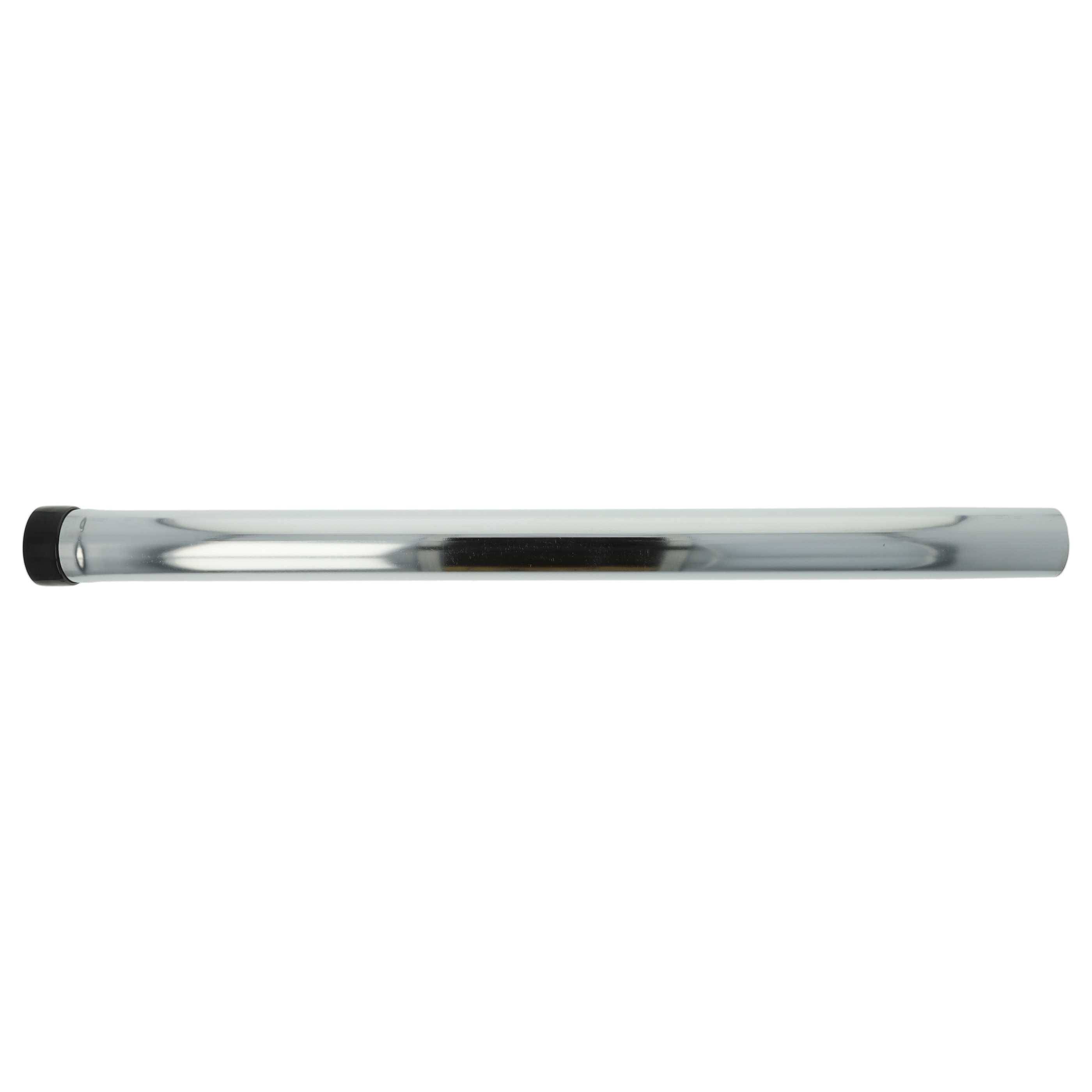 vhbw 5x Universal Staubsaugerohr kompatibel mit Makita VC2511, VC2512, VC2511L, VC2010LX1 Staubsauger - 35 mm Anschluss, 50 cm lang Schwarz Silber