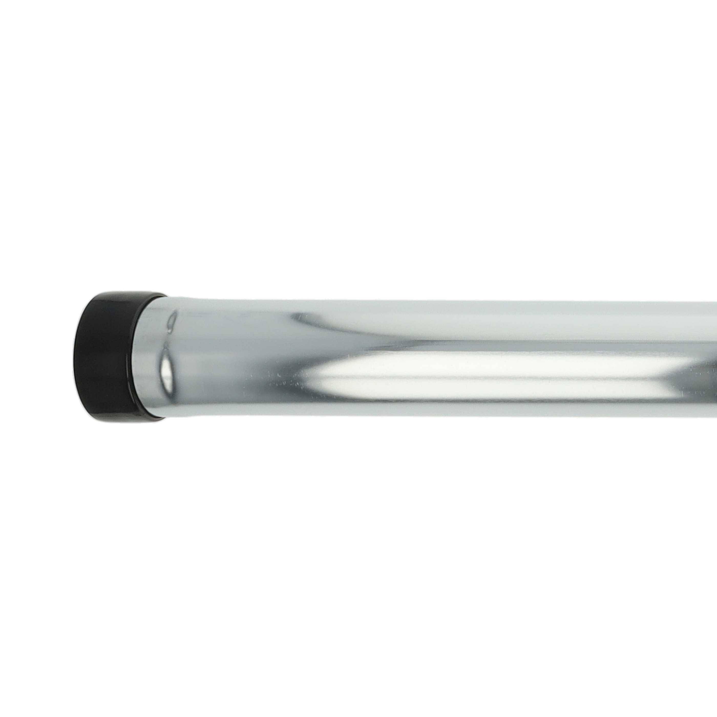 vhbw 5x Universal Staubsaugerohr Ersatz für Bosch 2 609 256 F27 für Staubsauger - 35 mm Anschluss, 50 cm lang Schwarz Silber