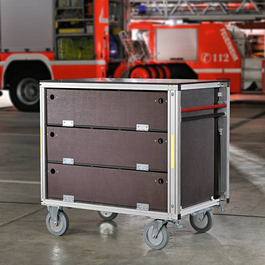 MUNK Rettungstechnik Rollcontainer Atemschutzgeräte