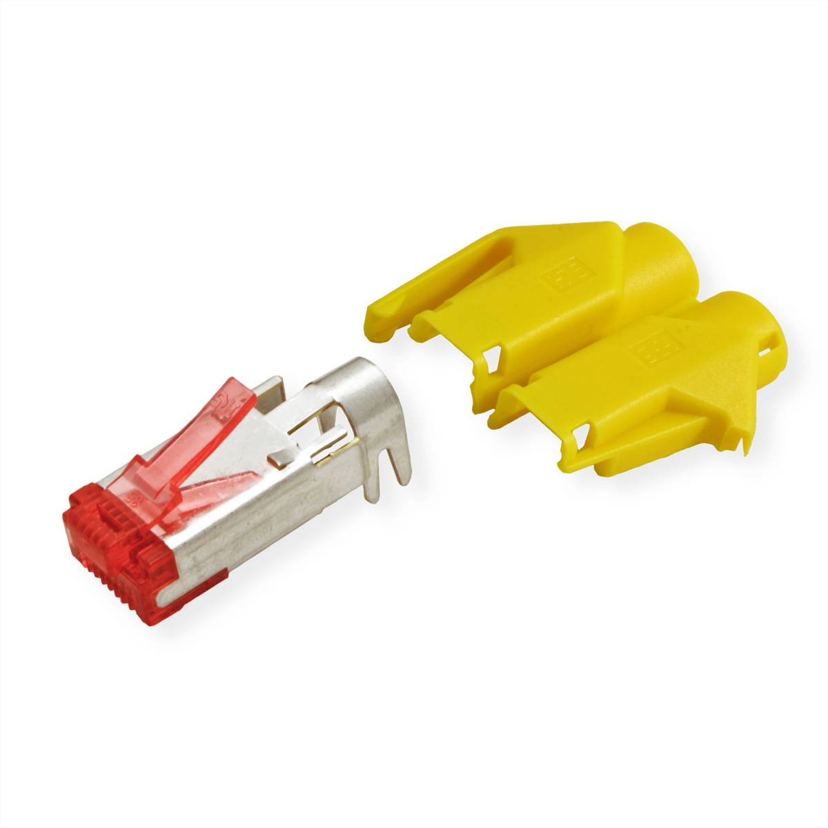 HiRose TM21 Stecker geschirmt, Tülle gelb, 50 Stück