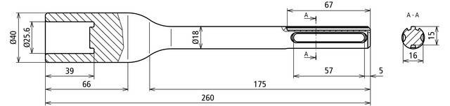 DEHN Hammereinsatz HE RE 25 #648009
