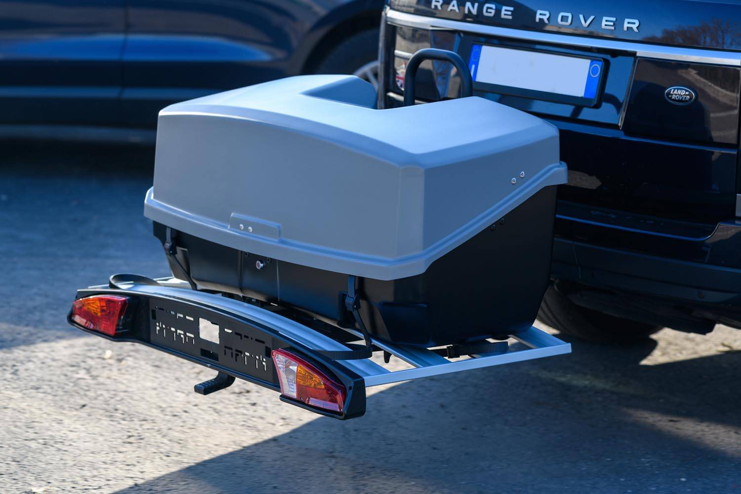 Fahrradträger ALIOTH 3 Räder Heckträger klappbar + Mizar Gepäckbox 300 Ltr