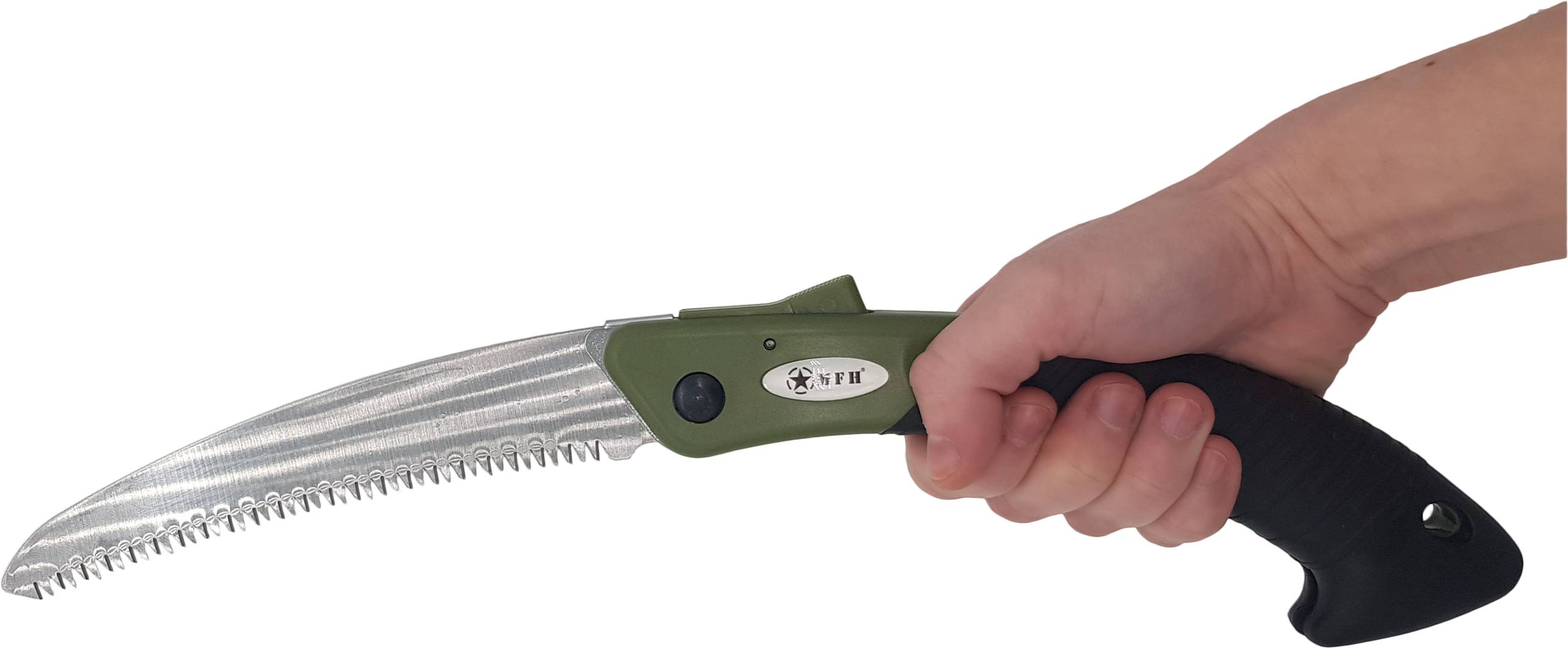 Berger & Schröter Klappsäge Oliv Schwarz