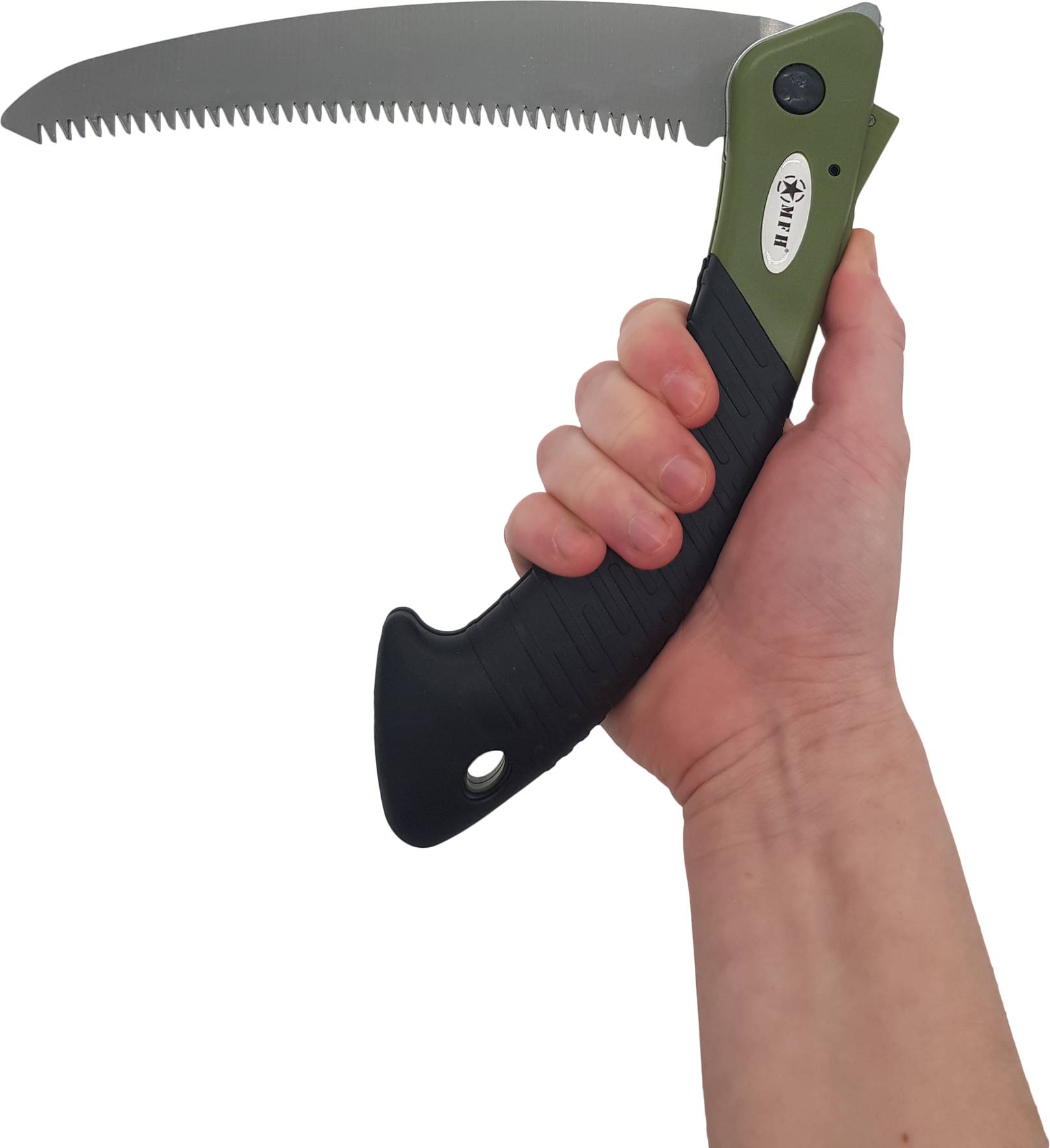 Berger & Schröter Klappsäge Oliv Schwarz