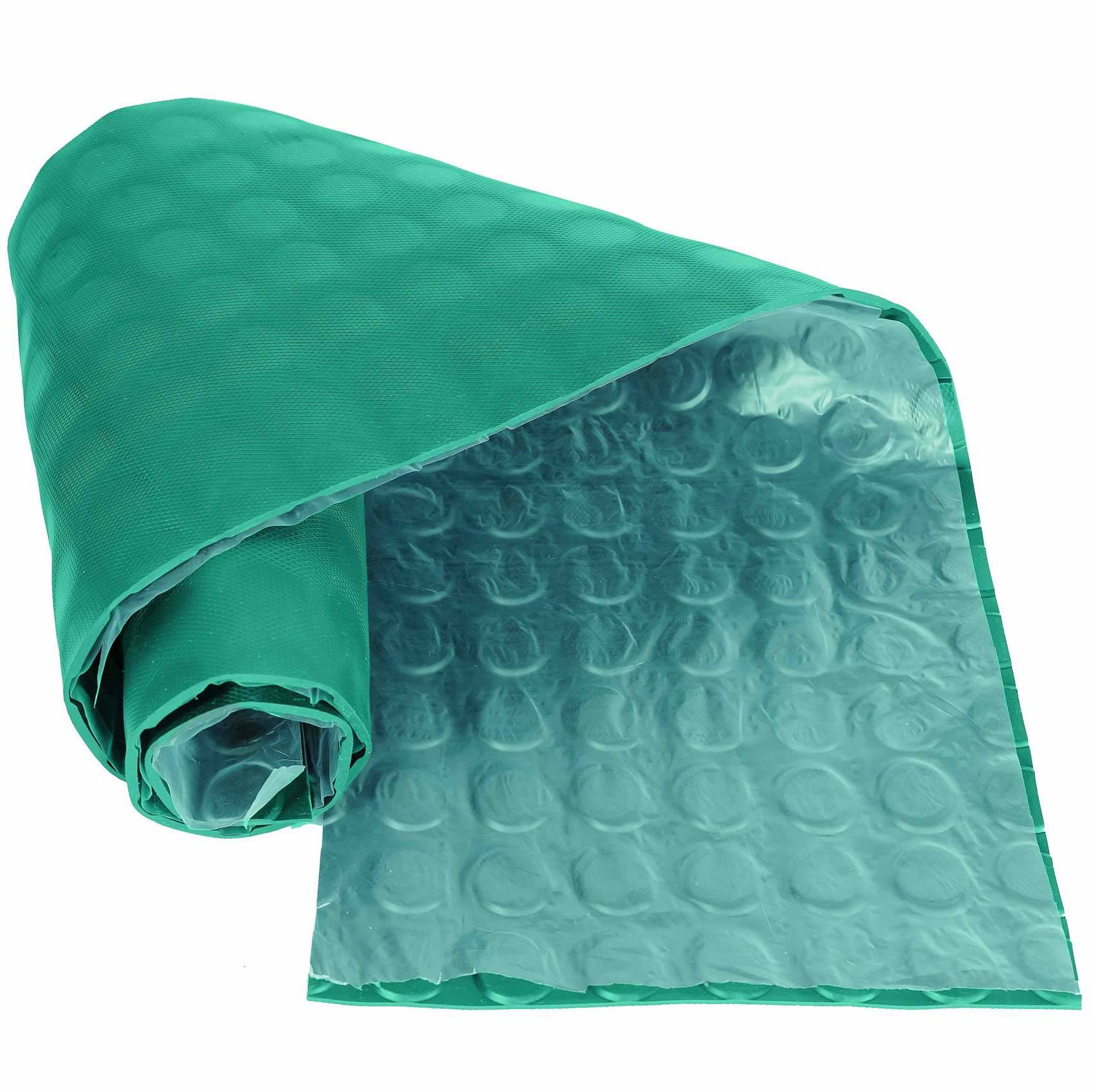 Gummi Antirutsch Premium TPE Geruchsarm Bodenbelag Noppen Muster Grün 3mm Stark 100 cm Breite 220 cm Länge