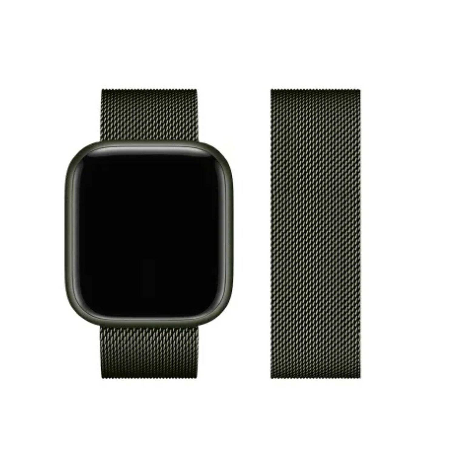 Forcell F - Design Band kompatibel mit Apple Watch 38/40/41 mm Grün