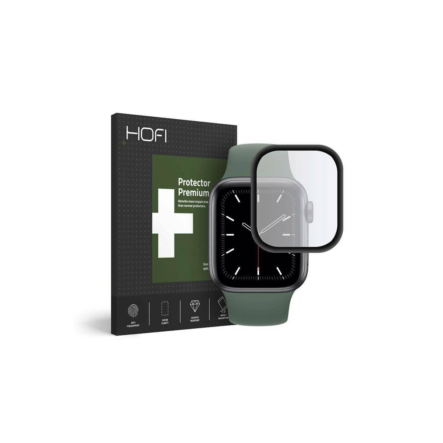 Hybridglas Schutzglas kompatibel mit WATCH 4 / 5 / 6 / SE (40MM) in Schwarz