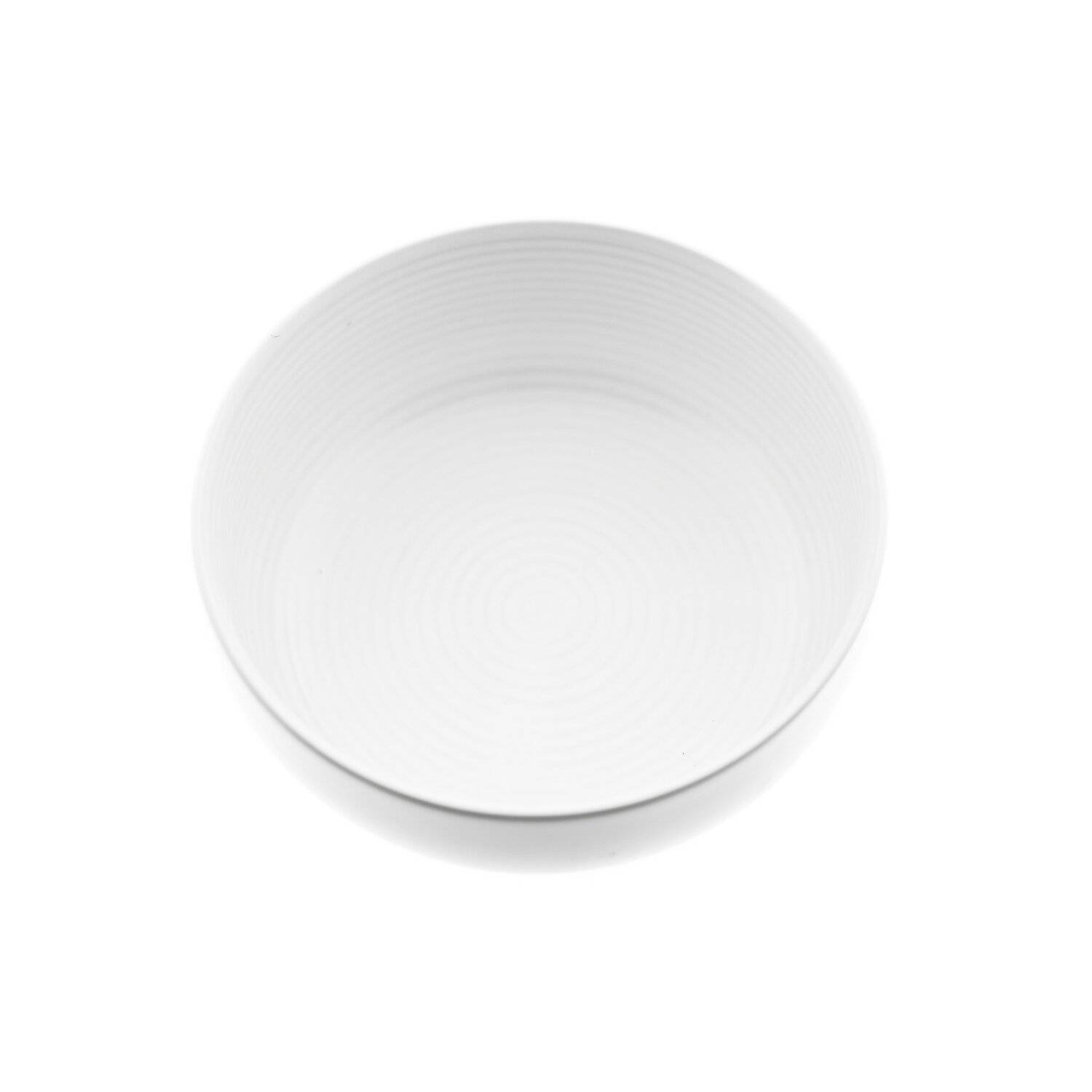 Almina 6 Teiliger Snackschalen-Set Servierschale Dipschale aus Porzellan Rund 200 ml Weiß