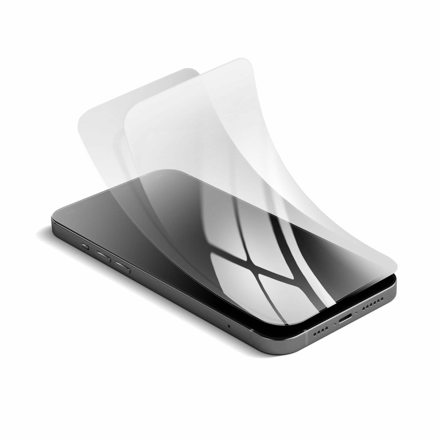 Nano Glass HybridGlass Schutzglas Flexible kompatibel mit Samsung Galaxy A25 5G