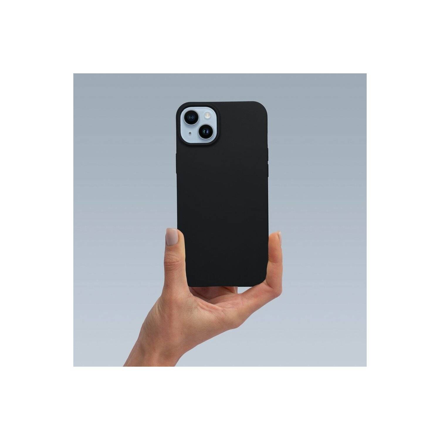 Silikon Hülle kompatibel mit Huawei P60 / P60 Pro Case TPU Soft Schwarz-Matt