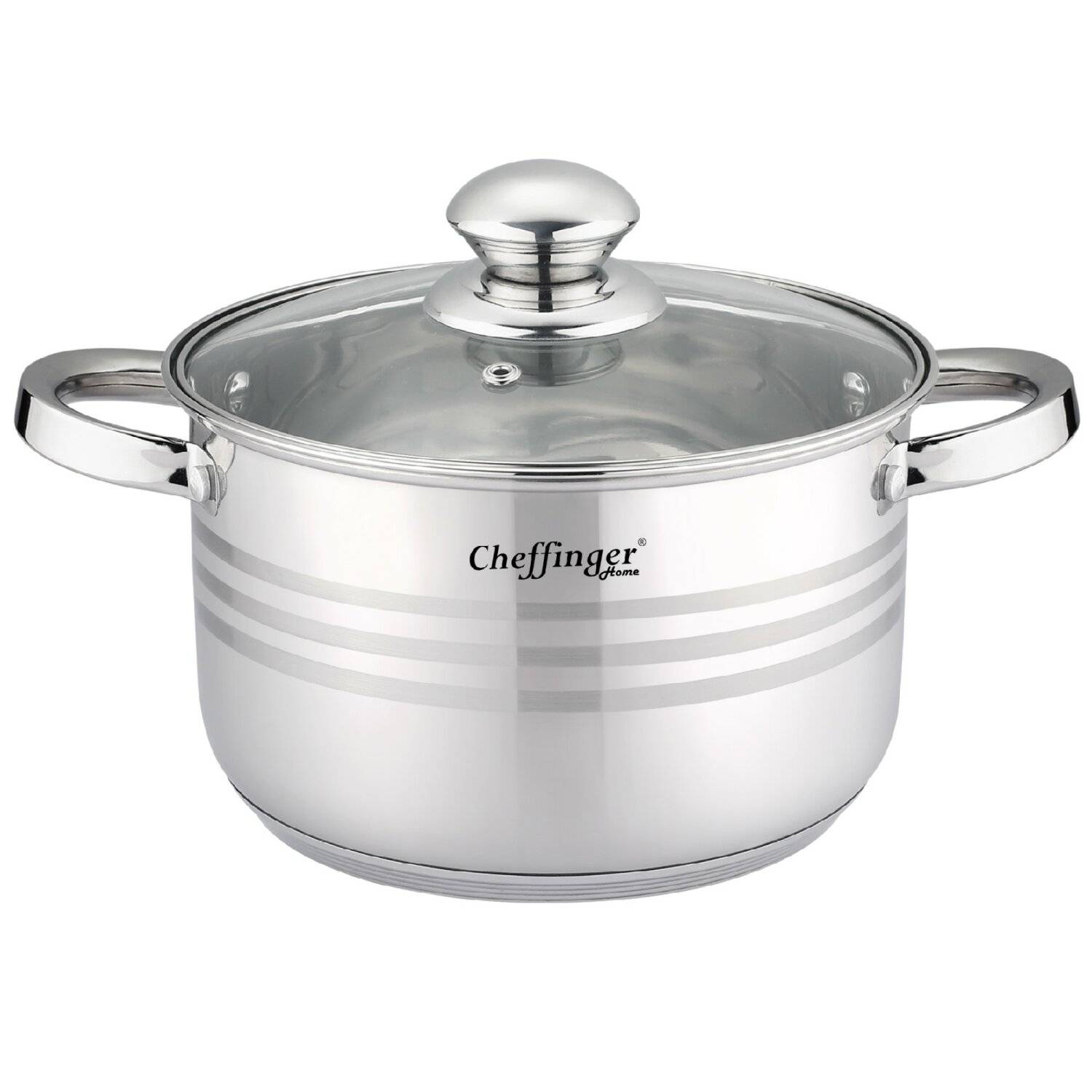 18 tlg Edelstahl Kochgeschirr Induktion Kochtopf Topf Set Pfanne Küchenhelfer