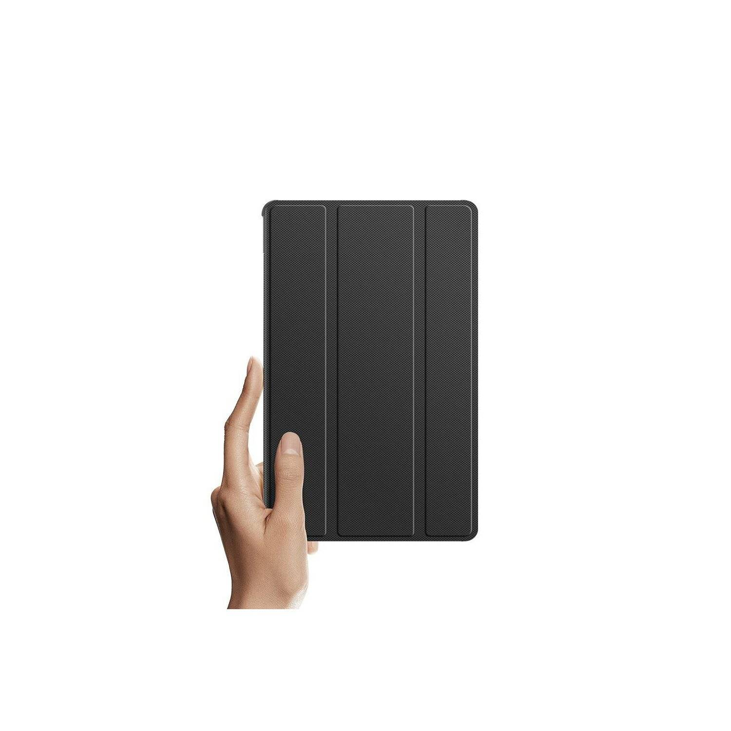 Dux Ducis Toby Eco-Leather Tablet-Ledertasche kompatibel mit Samsung Galaxy Tab A7 10.4" Schwarz