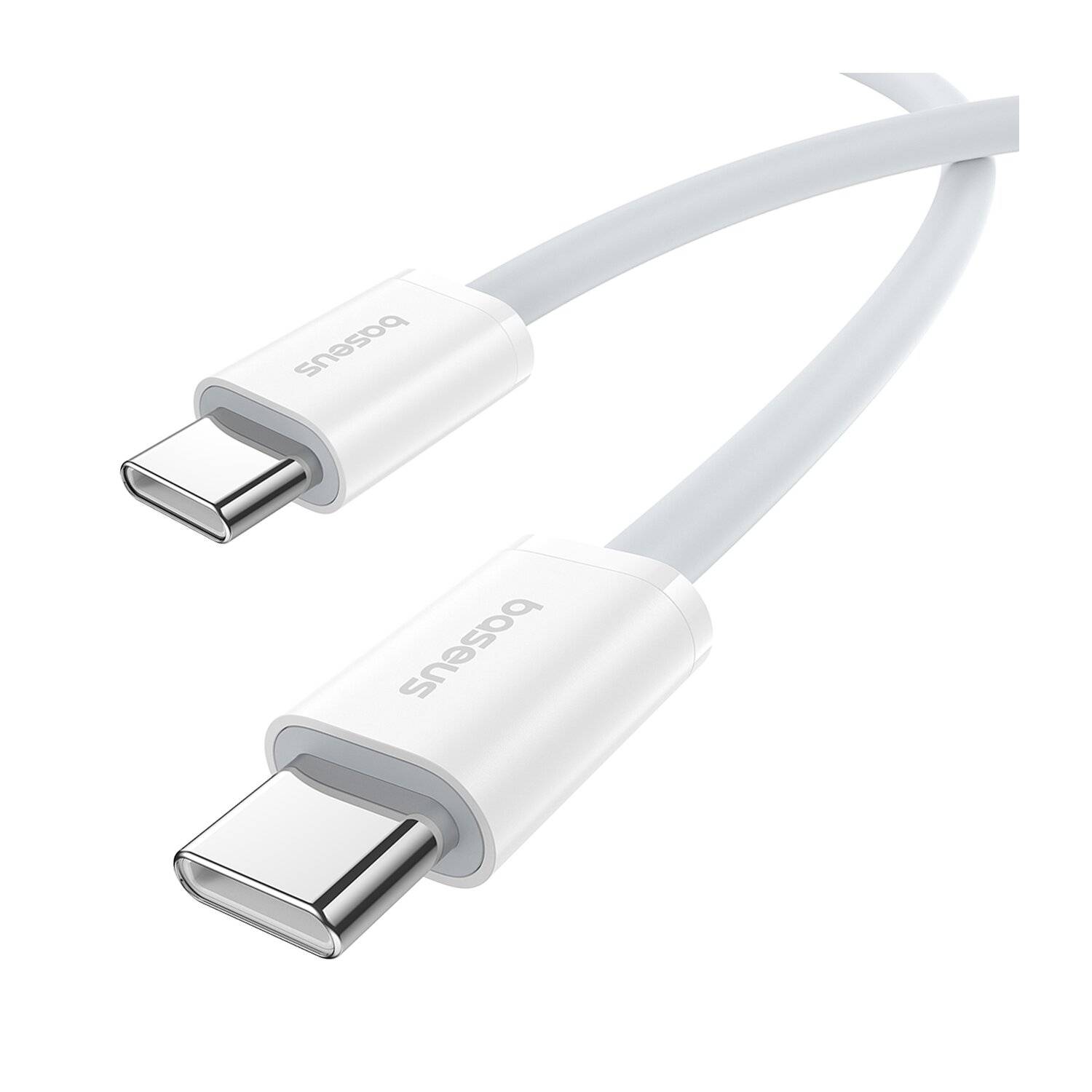 Baseus Superior Series II USB-C – USB-C 30 W 480 Mbit/s Kabel – Weiß 1 m