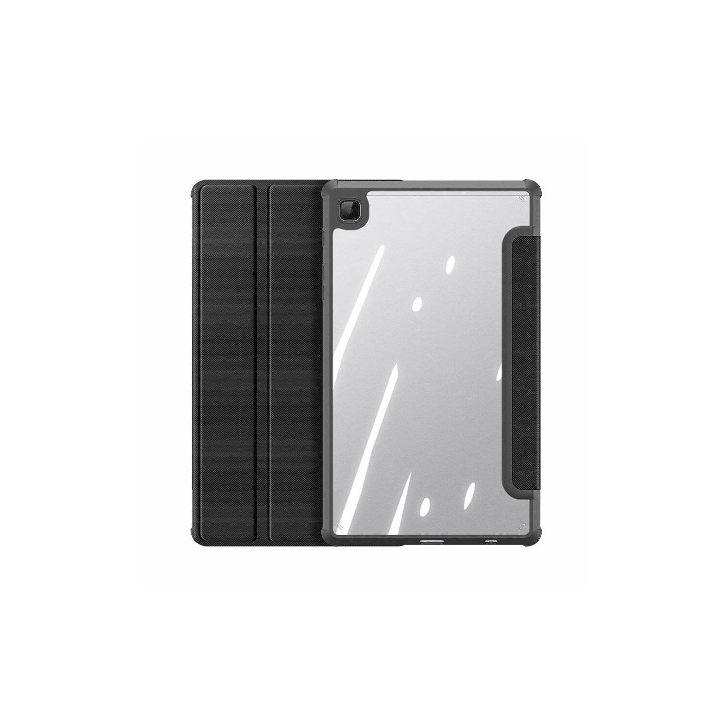 Dux Ducis Toby Eco-Leather Tablet-Ledertasche kompatibel mit Samsung Galaxy Tab A7 10.4" Schwarz