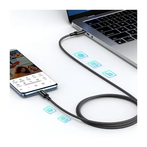 Ugreen US557 Ladekabel / Datenkabel USB-C / USB-C PD-Kabel 100 W 1 m – schwarz Ugreen US557 Ladekabel / Datenkabel USB-C / USB-C PD-Kabel 100 W 1 m – schwarz