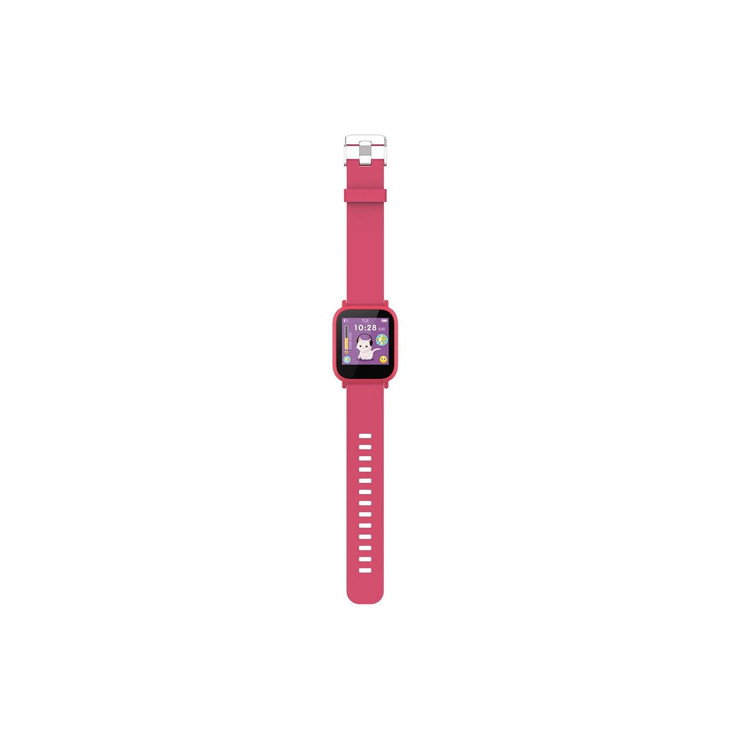 Maxlife Smartwatch für Kinder IP68 Wasserfest mit 3 intrigierten Spiele Pink
