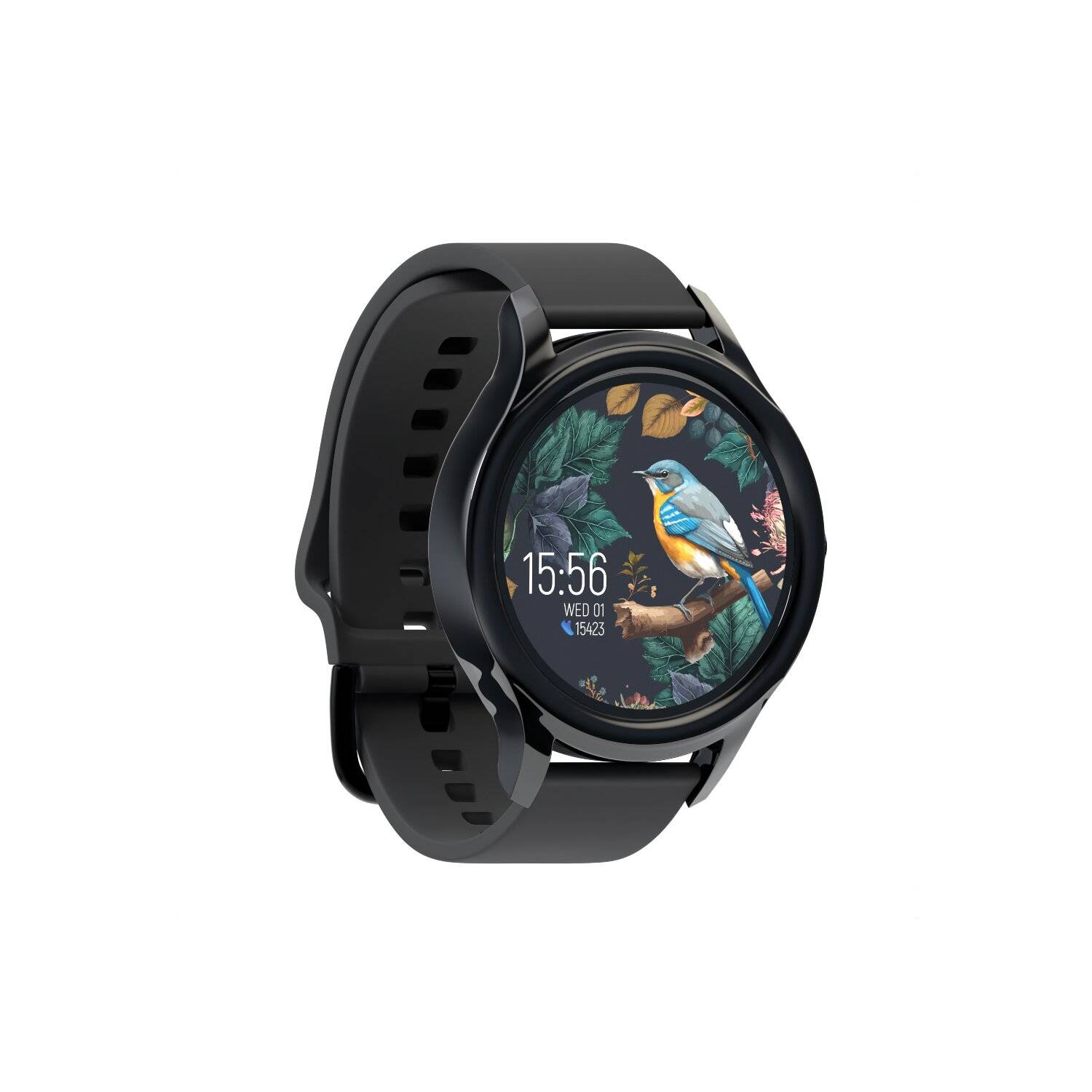 Forever Smartwatch ForeVive 3 SB-340 IP68 Wasserfestigkeit 200mAh 1,32 Zoll Schwarz