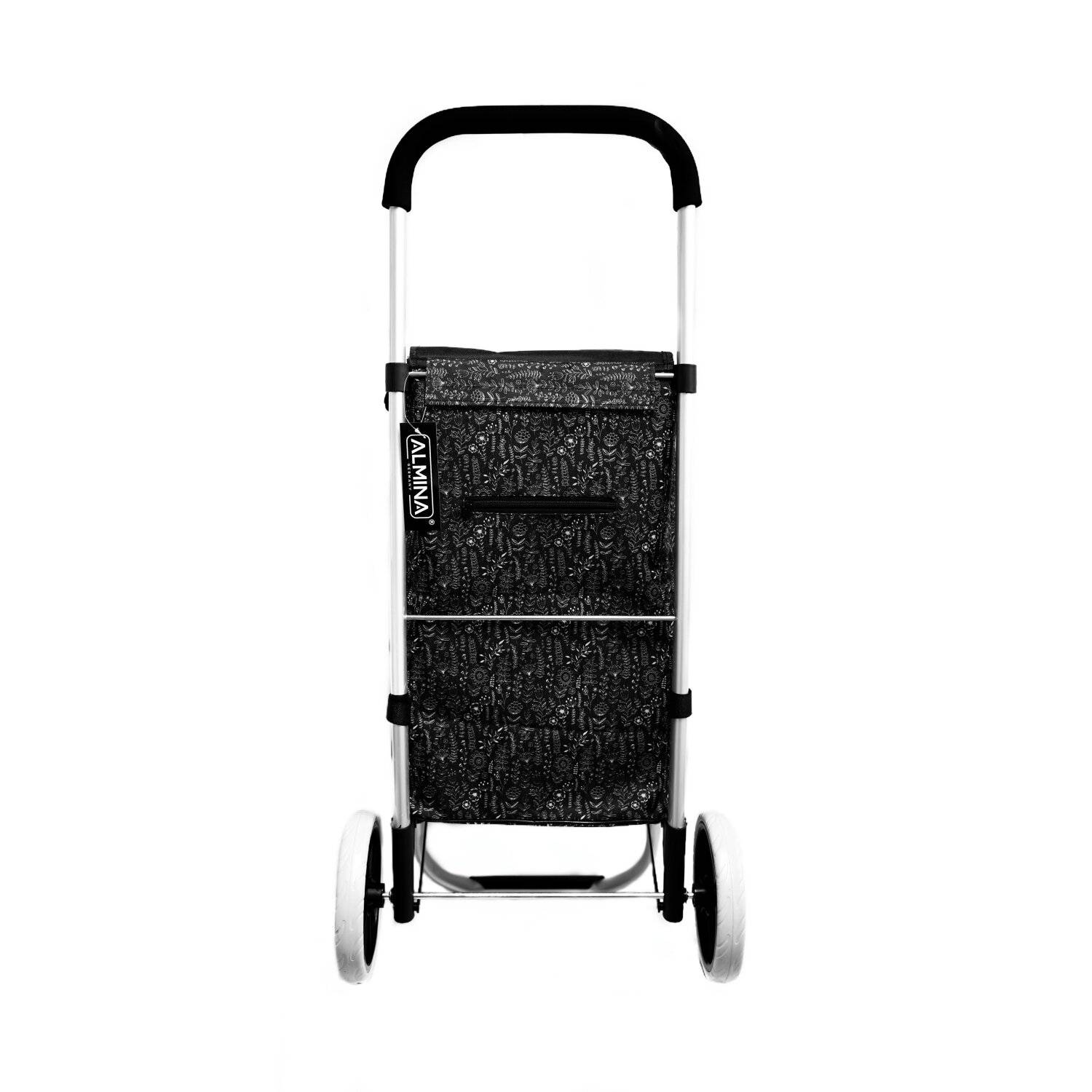 40L Einkauf Trolley Einkaufswagen Shopping Trolley Tasche Aluminium Motiv 3