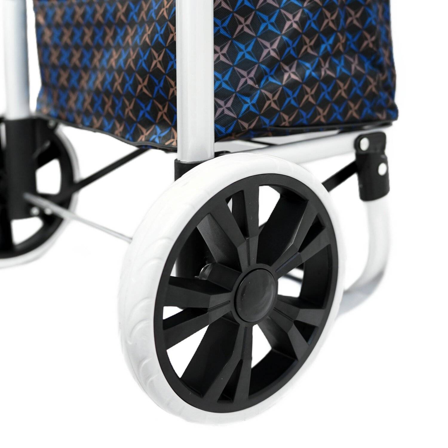 40L Einkauf Trolley Einkaufswagen Shopping Trolley Tasche Aluminium Motiv 1