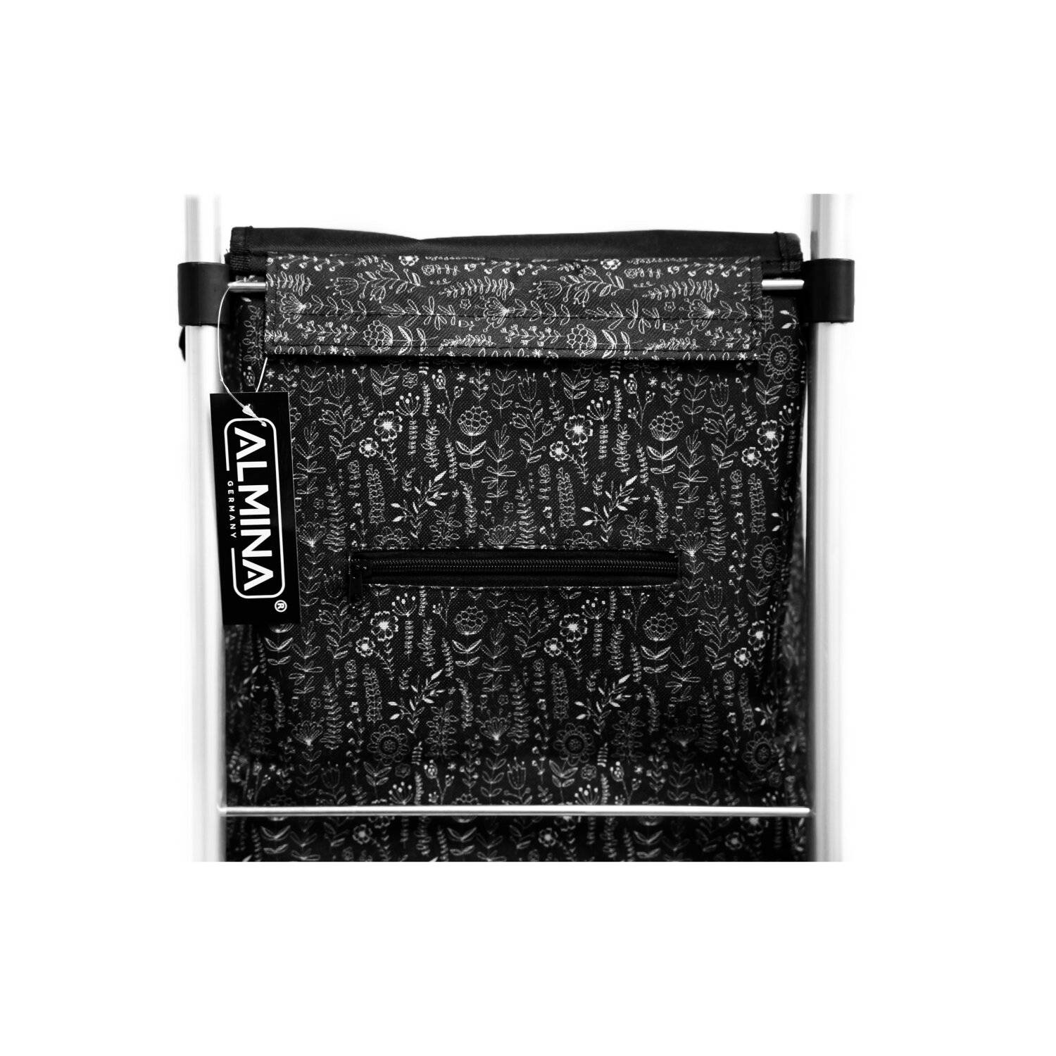 40L Einkauf Trolley Einkaufswagen Shopping Trolley Tasche Aluminium Motiv 3