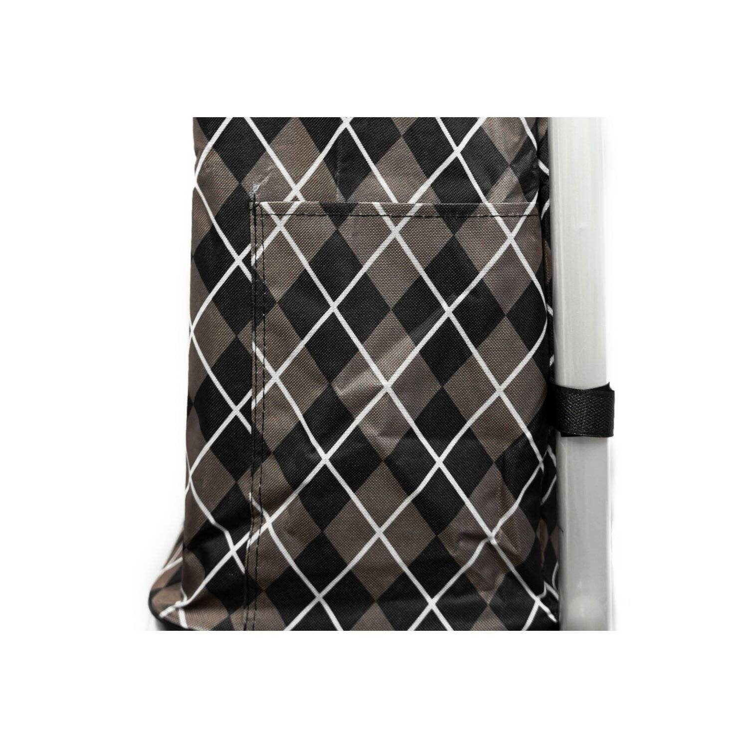 40L Einkauf Trolley Einkaufswagen Shopping Trolley Tasche Aluminium Motiv 2