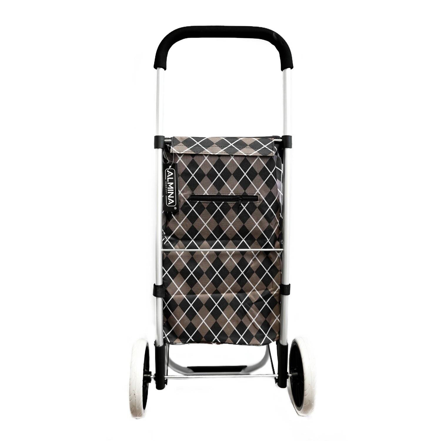 40L Einkauf Trolley Einkaufswagen Shopping Trolley Tasche Aluminium Motiv 2
