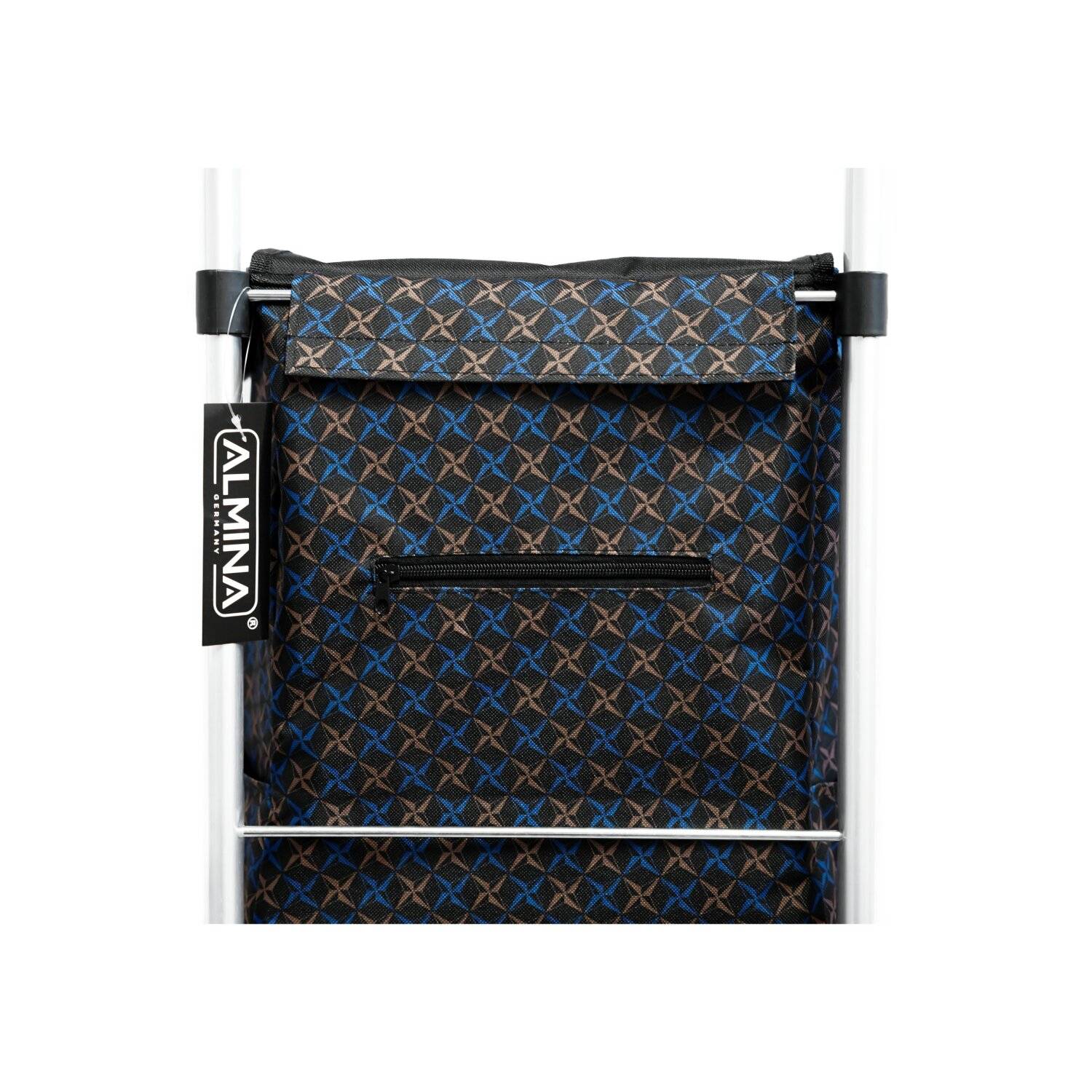 40L Einkauf Trolley Einkaufswagen Shopping Trolley Tasche Aluminium Motiv 1