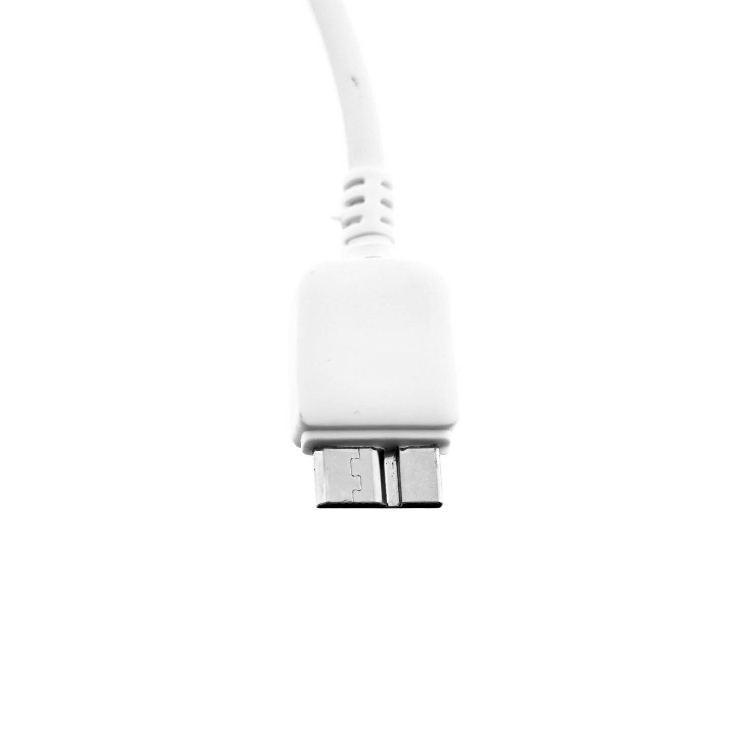 Ladekabel / Datenkabel kompatibel mit Samsung Galaxy Note 3 130 cm Weiß