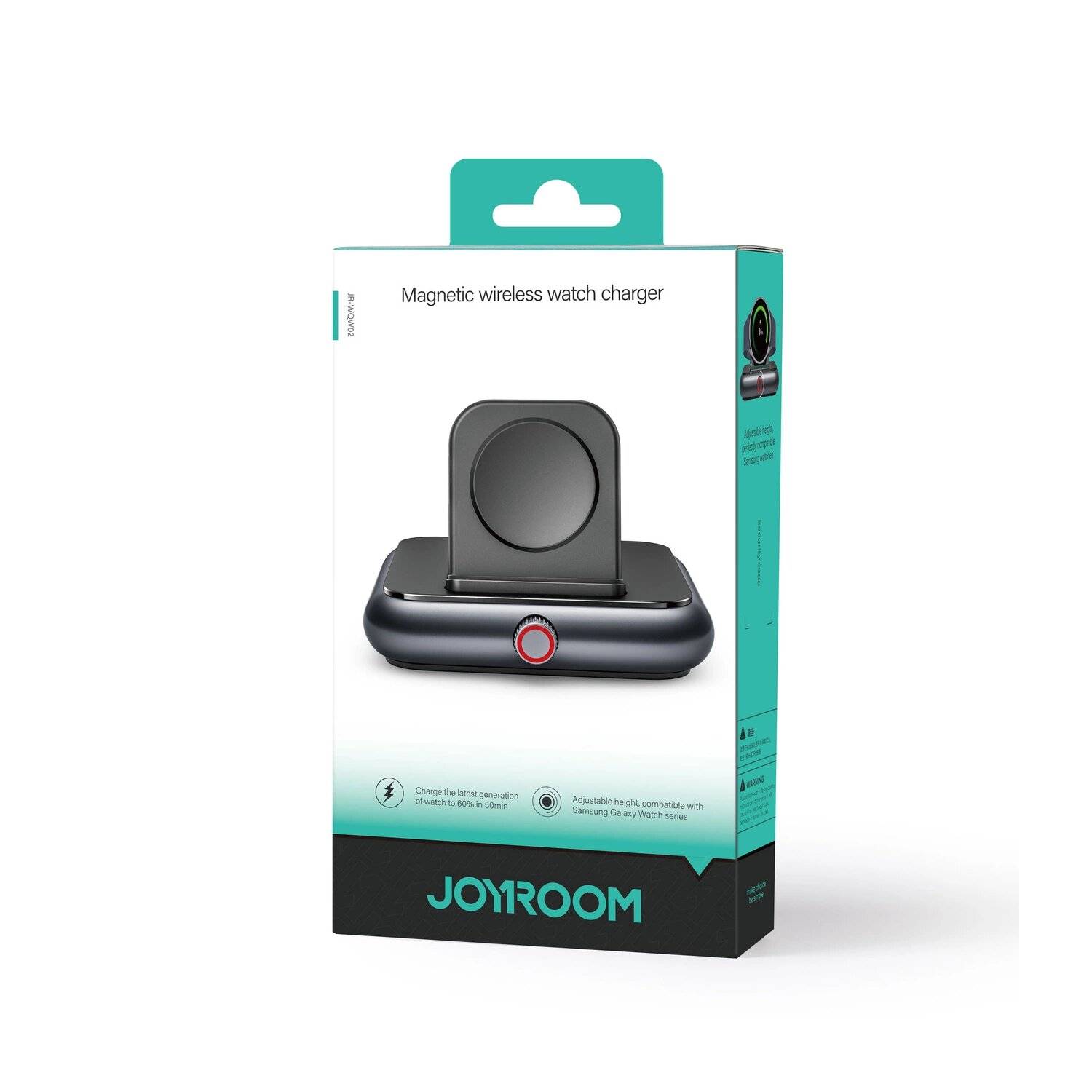 Joyroom JR-WQW02 kabelloses Ladegerät kompatibel mit Samsung Galaxy Watch Smartwatches – Schwarz