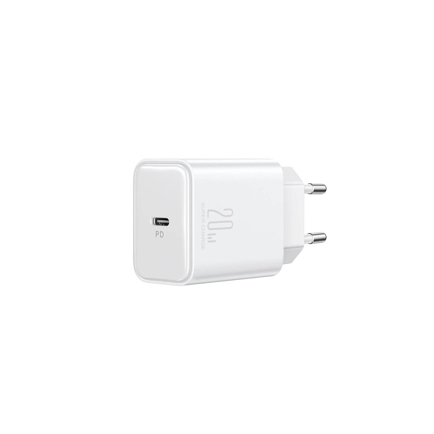 Joyroom Ladegerät JR-TCF06 USB-C-Anschluss 20W PD-Schnellladegerät - Weiss