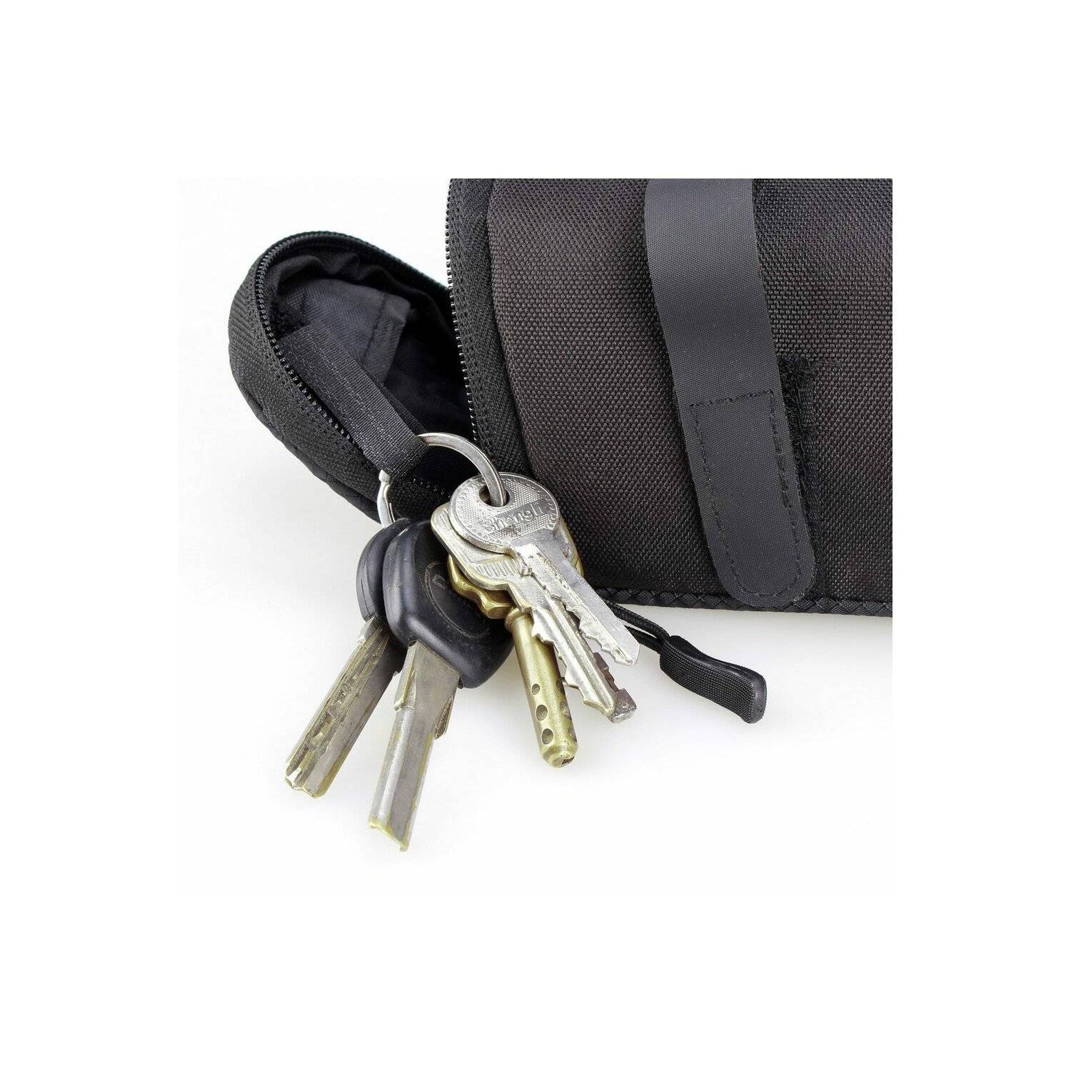 B-Soul Fahrradtasche Gepäcktasche Gepäckträger Fahrrad Bike Radtasche Tasche unter dem Sattel 0,6L Rot