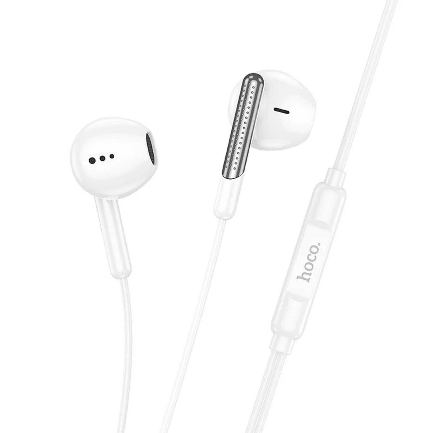 HOCO Typ-C-Headset mit Mikrofon In-Ear-Kopfhörer M123 Weiß