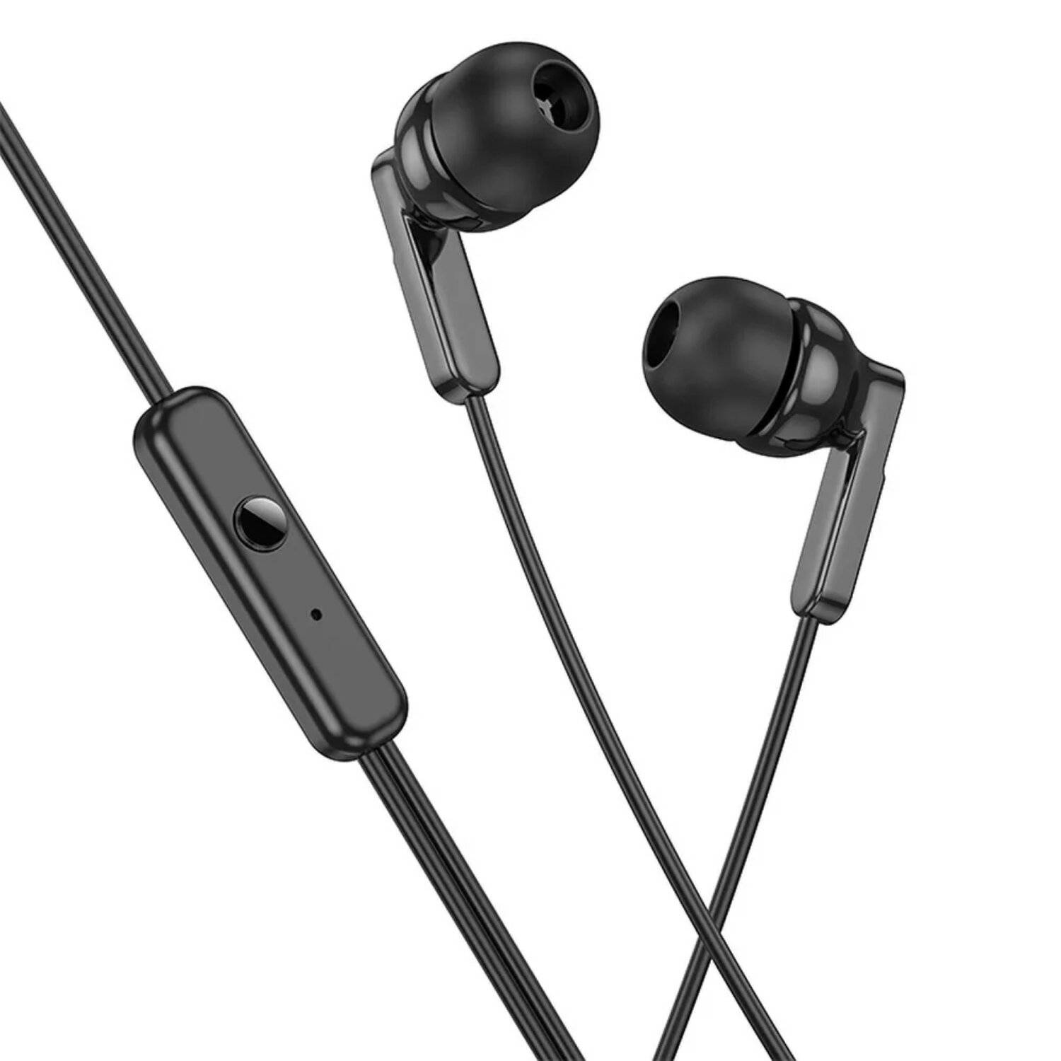 HOCO Headset / In-Ear-Kopfhörer 3,5 mm mit Mikrofon M121 Schwarz