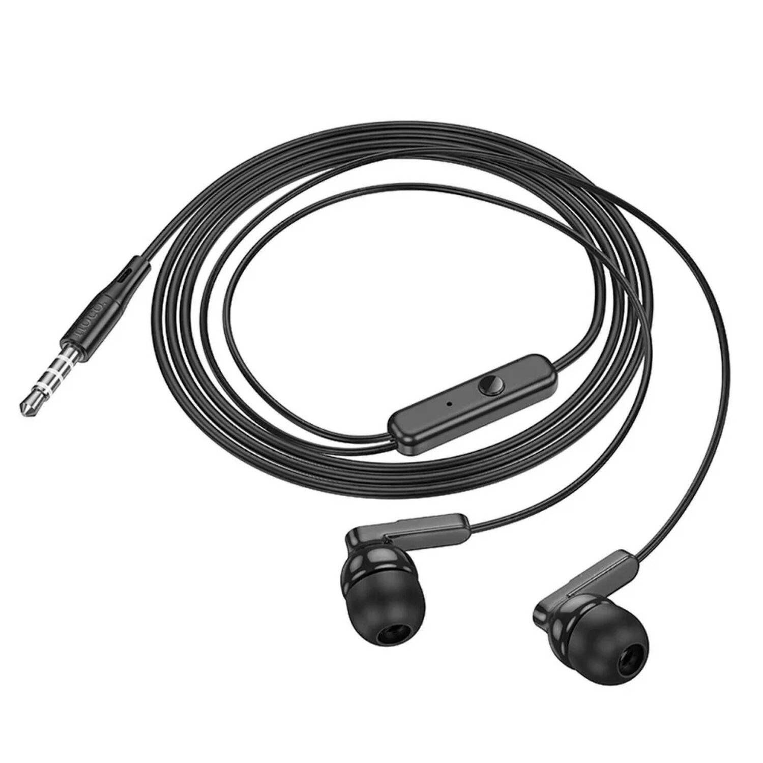 HOCO Headset / In-Ear-Kopfhörer 3,5 mm mit Mikrofon M121 Schwarz