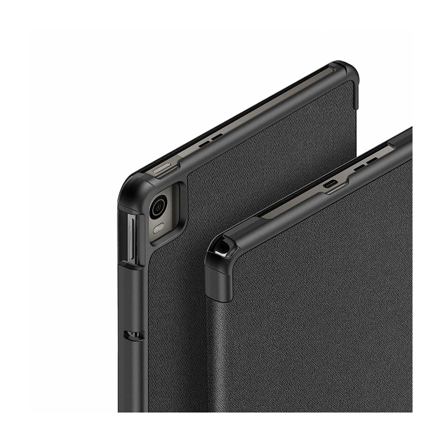 Dux Ducis Domo Hartschale mit Smart Sleep und integrierter Standfunktion für Samsung Galaxy Tab S9/S8 Ultra Schwarz