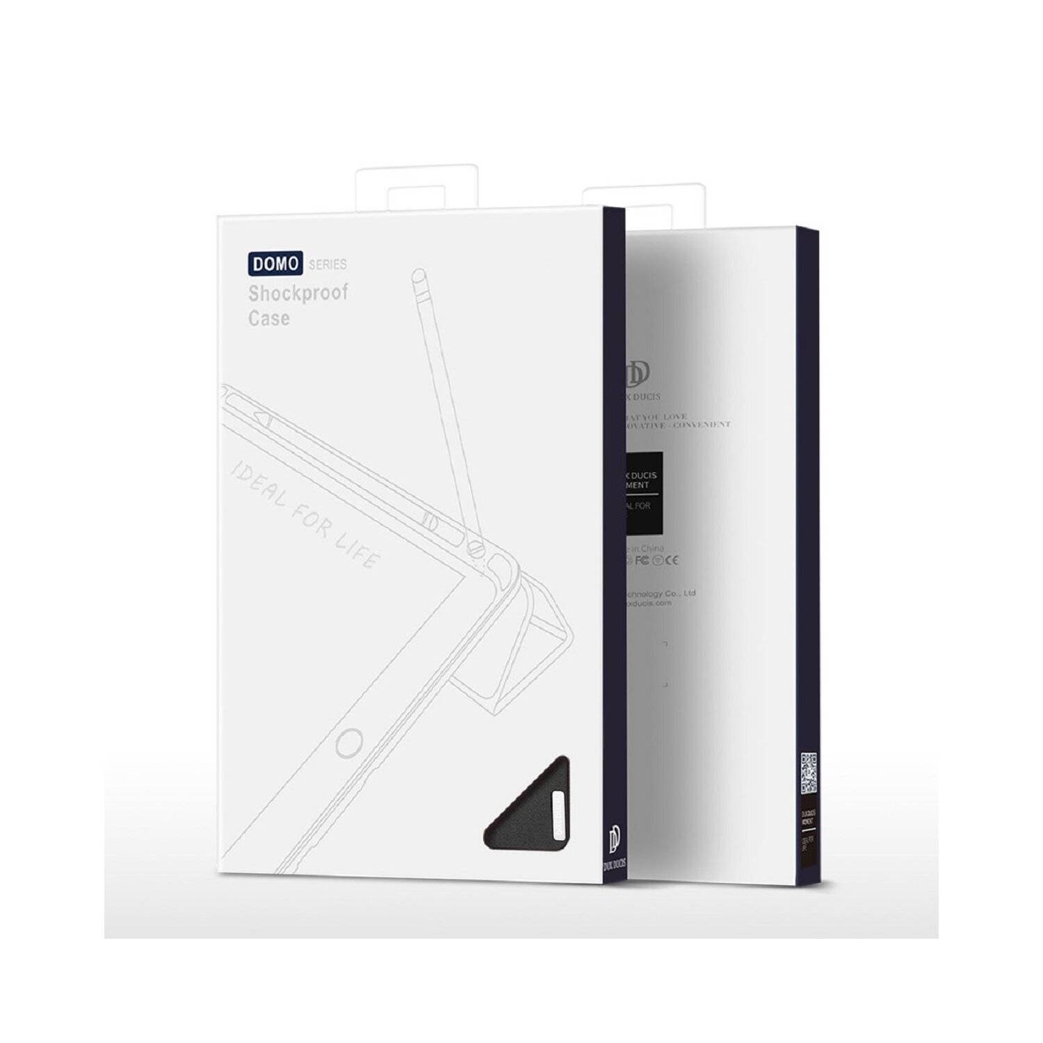 Dux Ducis Domo Hartschale mit Smart Sleep und integrierter Standfunktion für Samsung Galaxy Tab A9 8.7" Schwarz