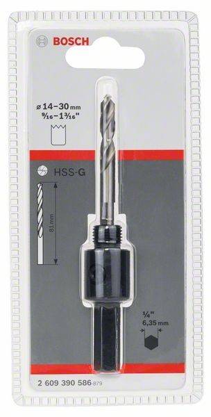 Bosch Power Tools Sechskantadapter, 1/2-Zoll 2609390586