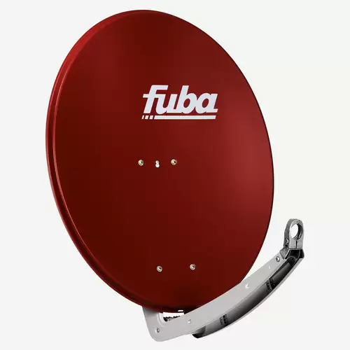 Fuba Sat Anlage 12 Teilnehmer - 2 Satelliten (z.B. Astra/Hotbird) | DAA 780 R Satellitenschüssel 80cm Alu rot (Testergebnis: ausgezeichnet)* + 2x Fuba Sat Anlage 12 Teilnehmer - 2 Satelliten (z.B. Astra/Hotbird) | DAA 780 R Satellitenschüssel 80cm Alu rot (Testergebnis: ausgezeichnet)* + 2x