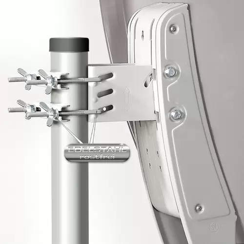 Fuba Sat Anlage 1 Teilnehmer - 2 Satelliten (z.B. Astra/Hotbird) | DAA 780 G Satellitenschüssel 80cm Alu hellgrau (Testergebnis: ausgezeichnet)* Fuba Sat Anlage 1 Teilnehmer - 2 Satelliten (z.B. Astra/Hotbird) | DAA 780 G Satellitenschüssel 80cm Alu hellgrau (Testergebnis: ausgezeichnet)*