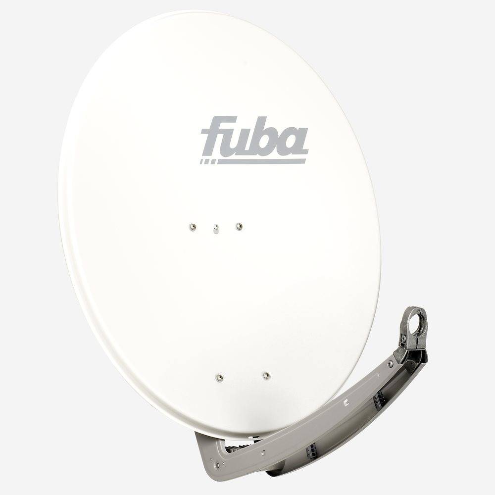 Fuba Sat Anlage 16 Teilnehmer | DAA 780 W Satellitenschüssel 80cm Alu weiß (Testergebnis: ausgezeichnet)* + Fuba Quattro LNB + Fuba Sat Multischalte